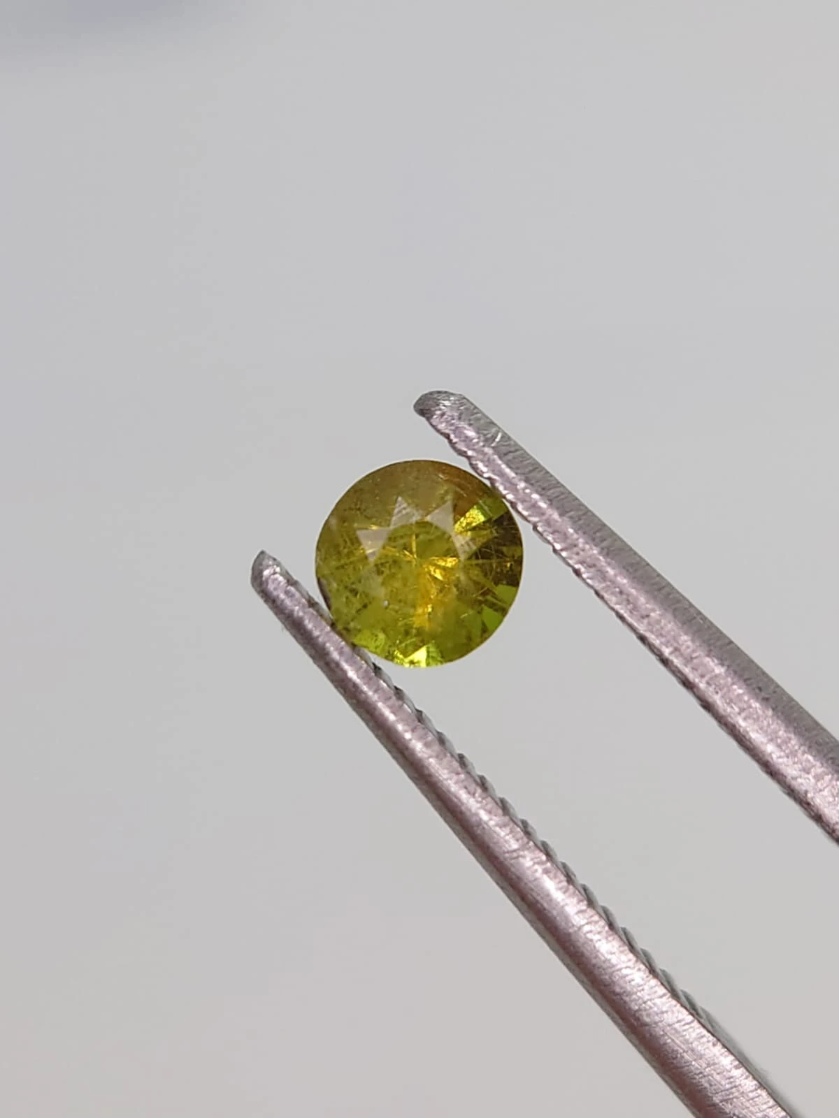0.32ct Natural Round Demantoid Garnet From Pakistan — view 7